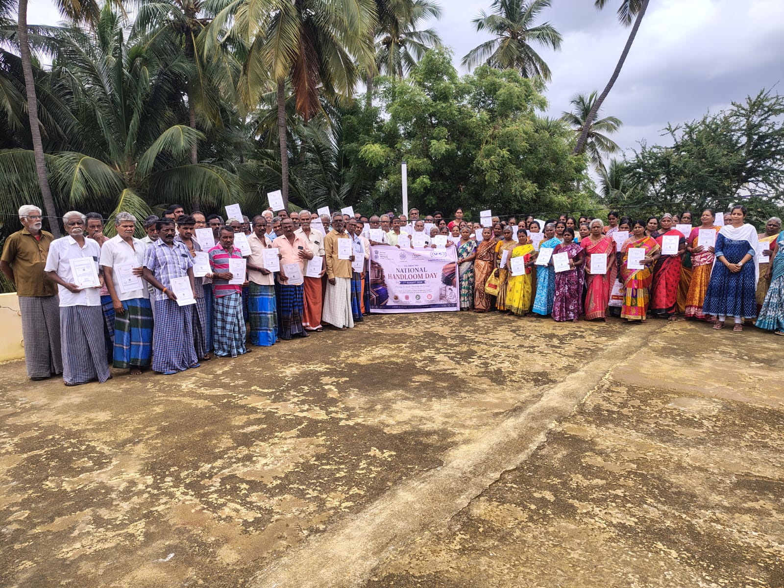 National Handloom Day Participants Sathumugai